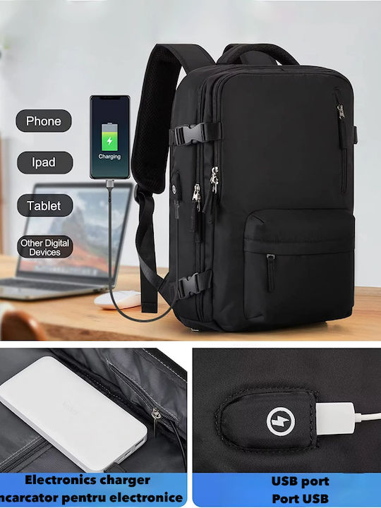 Quasar Backpack Αδιάβροχο 23lt Μαύρο