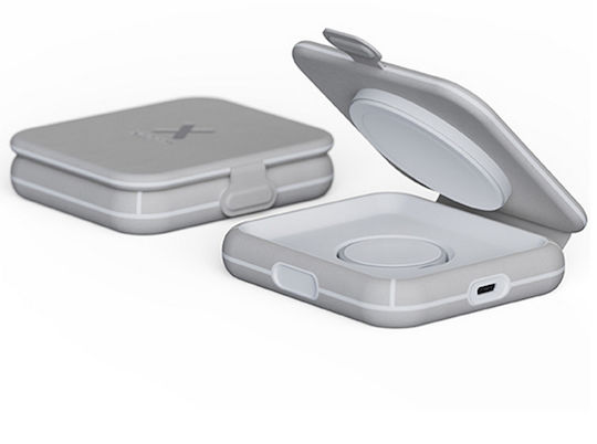 Xtorm Ασύρματος Φορτιστής (Qi Pad) 15W Γκρι (Foldable Wireless Travel Charger 2in1)