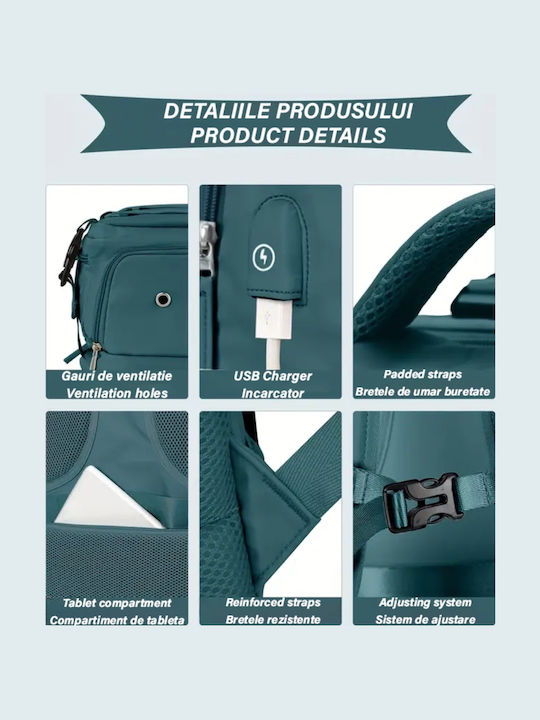 Quasar Rucksack Wasserdicht 23Es Grün