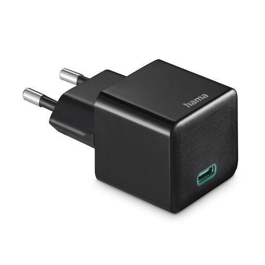 HAMA Încărcător Fără Cablu cu Port USB-C 20W Negruς (00201649)