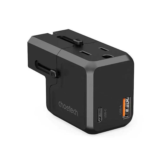 Choetech Φορτιστής Χωρίς Καλώδιο 20W Power Delivery Μαύρος (PD6038)