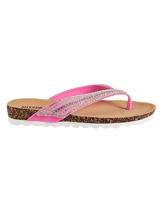 Mitsuko Women's Flip Flops Pink