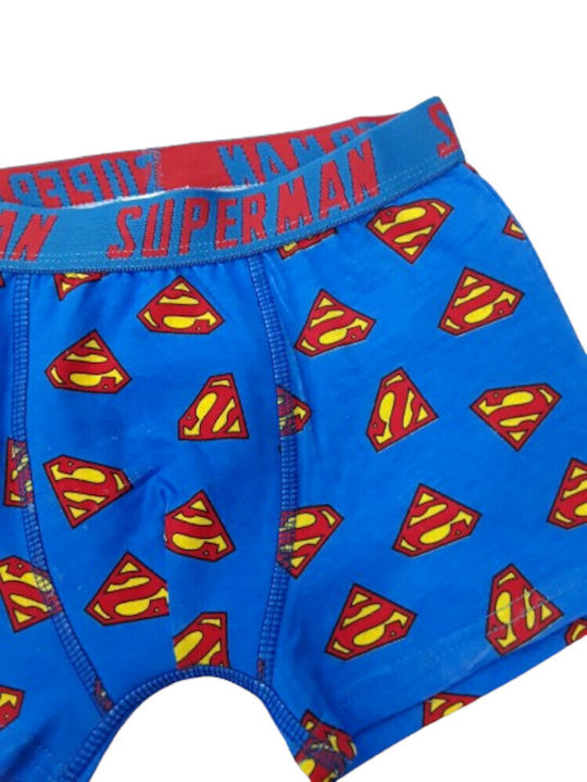 E PLUS M Superman Kinder-Boxershorts Blau