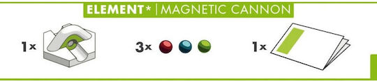 Ravensburger Magnetic Cannon Educational Game Engineering for 8+ years old Years Old