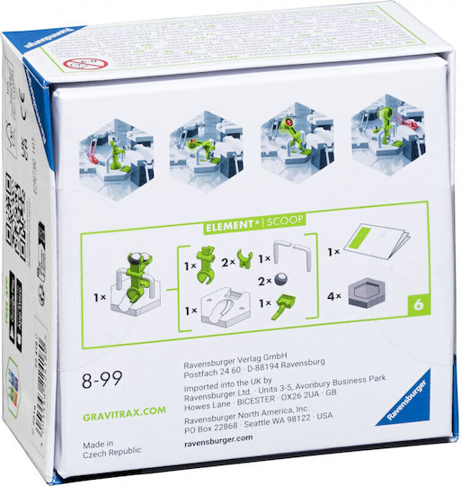 Ravensburger Element Scoop Εκπαιδευτικό Παιχνίδι Μηχανικής Gravitrax για 8+ Ετών
