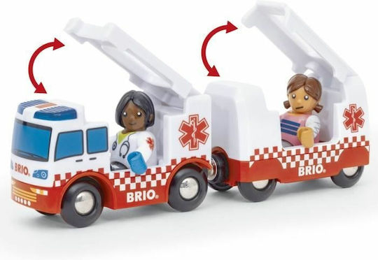 Brio Toys Αυτοκινητάκι Ασθενοφόρο για 3+ Ετών