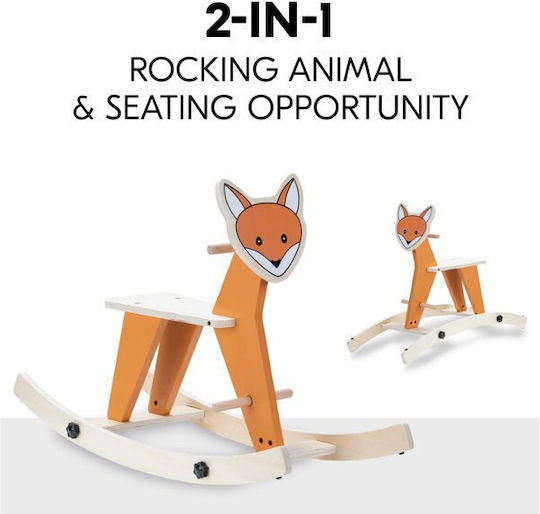 Hauck Wooden Rocking Toy Orange