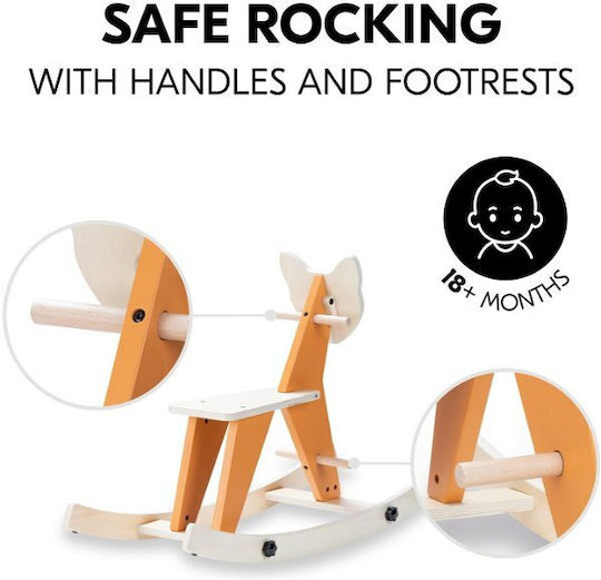 Hauck Wooden Rocking Toy Orange