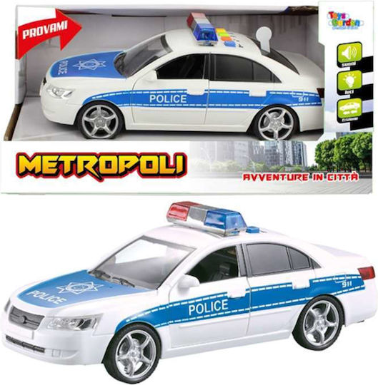 Metropoli Αυτοκινητάκι 1:16 Αστυνομικό Pull Back για 3+ Ετών