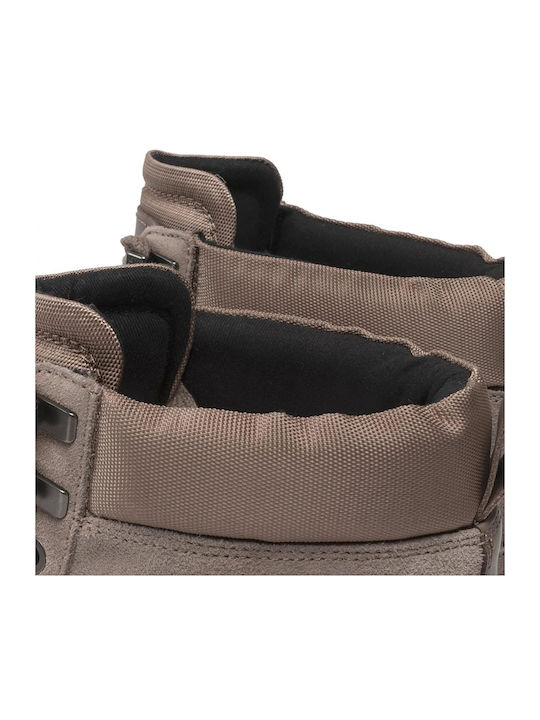 Suede Bej Ghete barbati