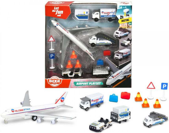 Dickie Set Aeroport 13buc Avionaș pentru 3+ ani+ Ani