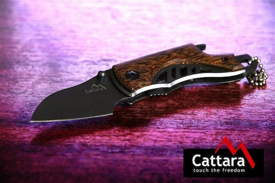 Cattara Cuțit De Buzunar Cu Mecanism De Blocare Maro