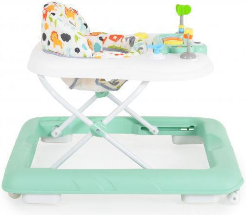 Moni Zizzy Baby Walker with Music for 6+ Months Green