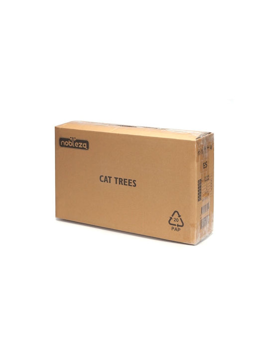 Nobleza Kratzbaum für Katzen Weiß L50*B30*H50cm