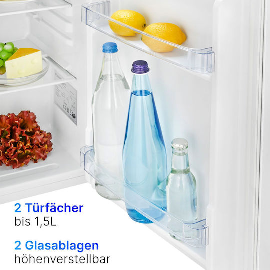 Bomann Mini Bar 58Es H63xB47xT45cm. Weiß KB 7347