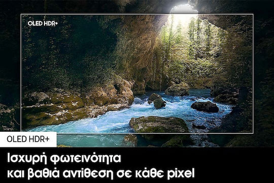Samsung Smart Τηλεόραση 55" 4K UHD OLED S90D HDR (2024) QE55S90DAEXXH