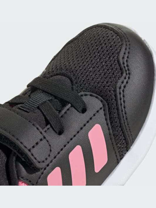 Tensaur Run 3.0 Αθλητικά Παιδικά Παπούτσια Running με Σκρατς Core Black / Bliss Pink / Cloud White