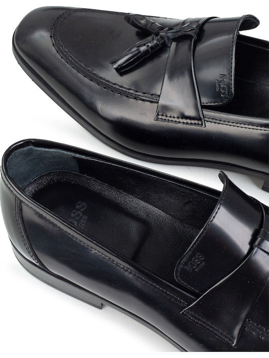 Mocasini barbati Black Spazzolat