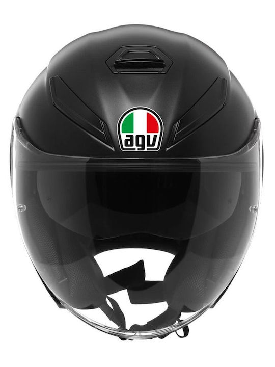 AGV K5 Jet Evo Mono Matt Black Motorradhelm Jet ECE 22.06 1350gr