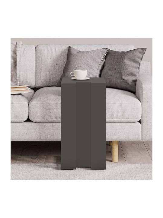 Rectangular Side Table Muju Wooden Anthracite W40xL30xH57cm
