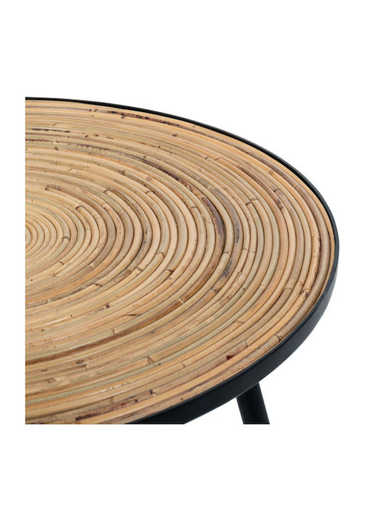 Round Coffee Table RATTAN W73xL73cm