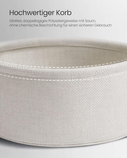 Rundes Beistelltisch Metall Grau M45xL45xH50cm