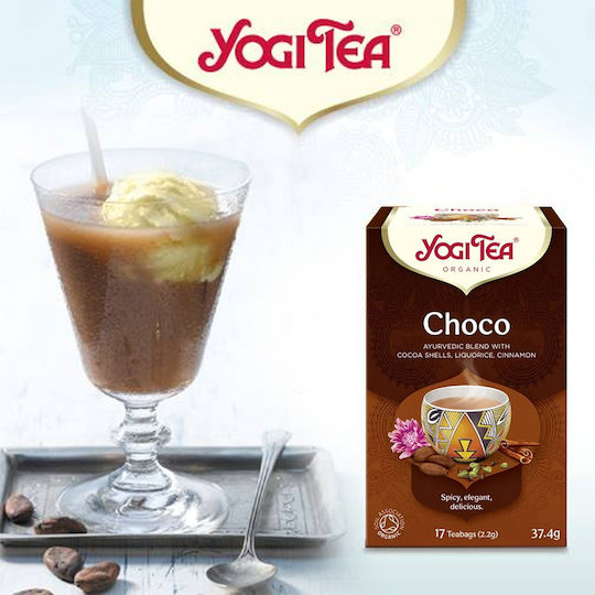 Yogi Tea Τσάι Βιολογικό Προϊόν Choco Aztec Spice 17 Φακελάκια 2.2gr