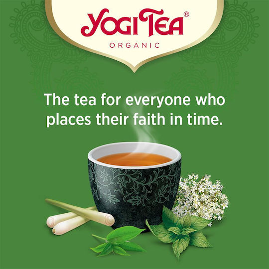 Yogi Tea Πράσινο Τσάι Βιολογικό Προϊόν Green Balance 17 Φακελάκια 30.6gr