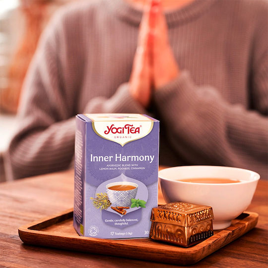 Yogi Tea Κόκκινο Τσάι Βιολογικό Προϊόν Inner Harmony 17 Φακελάκια 30.6gr
