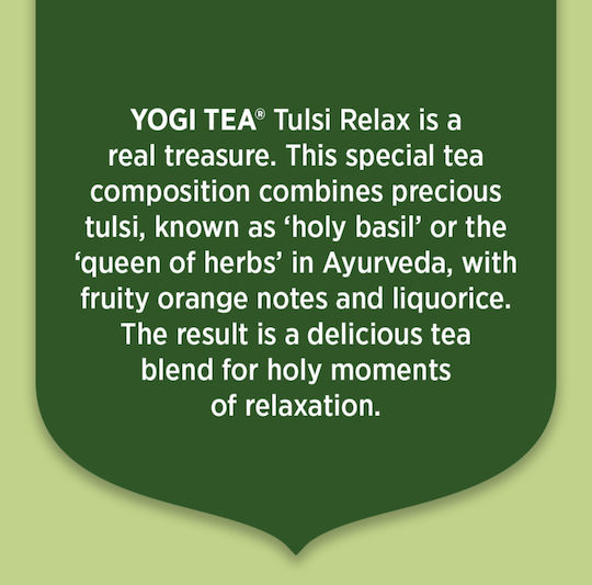 Yogi Tea Τσάι Tulsi Relax 34gr