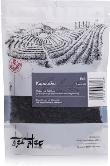 Kawacom Μαύρο Τσάι Tea Tales 100gr με Άρωμα Καραμέλα