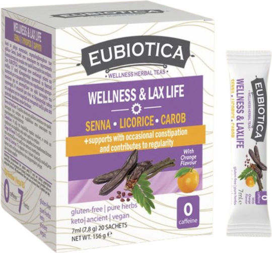 Eubiotica Ρόφημα Wellness & LaxLife σε Φακελάκια / Sticks 156gr