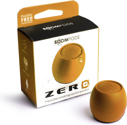 Boompods Zero ZERORA Φορητό Ηχείο 3W με Διάρκεια Μπαταρίας έως 5 ώρες Πορτοκαλί