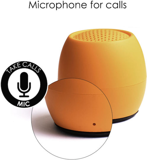 Boompods Zero ZERORA Φορητό Ηχείο 3W με Διάρκεια Μπαταρίας έως 5 ώρες Πορτοκαλί