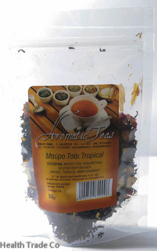 HealthTrade Μαύρο Τσάι Μαύρο Τσάι Tropical 50gr