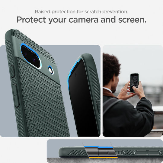 Spigen Liquid Air Back Cover Silicone Green (Google Pixel 8a)