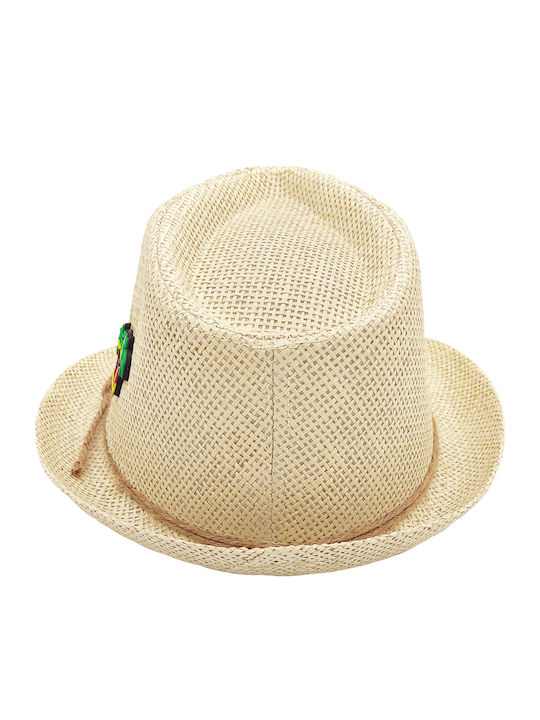 Gift-Me Kids' Hat Fedora Straw Beige