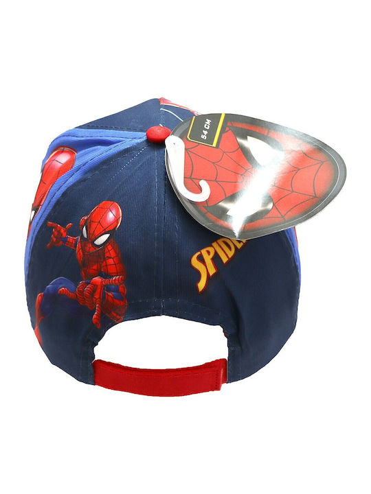 Marvel Παιδικό Καπέλο Jockey Υφασμάτινο Μπλε