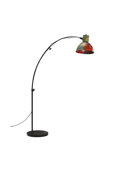 vidaXL Floor Lamp H150cm. with Socket for Bulb E27 Multicolour