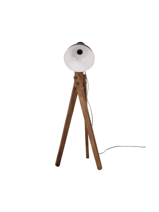 vidaXL Floor Lamp H120xW45cm. with Socket for Bulb E27 Black