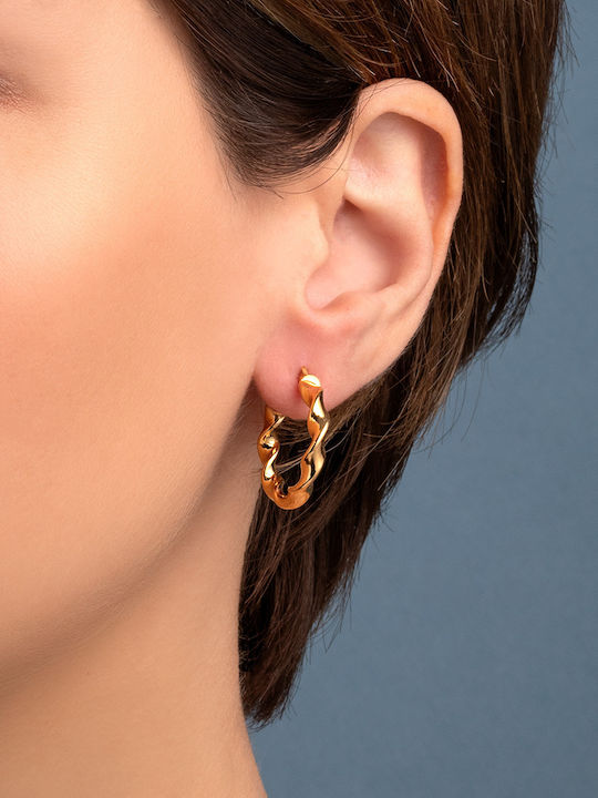 George Art Jewels Earrings Hoops made of Silver