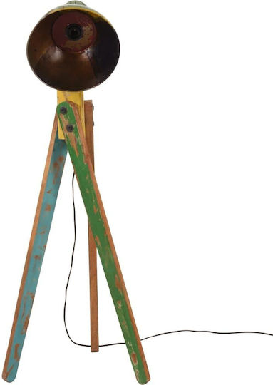 vidaXL Floor Lamp H120xW45cm. with Socket for Bulb E27 Multicolour