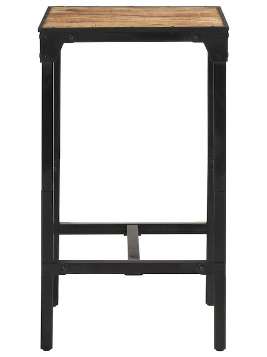 Table Bar from Solid Wood Raw Mango Mango wood masseuse 60x55x107cm