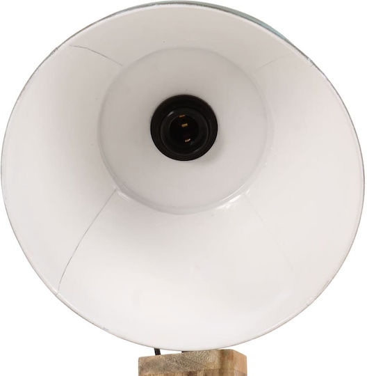 vidaXL Floor Lamp H120xL45 cm with E27 Bulb Holder Antique Blue