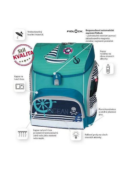 Ocean Kids Bag Backpack 38cmx32cmx20cmcm Ocean Pirate