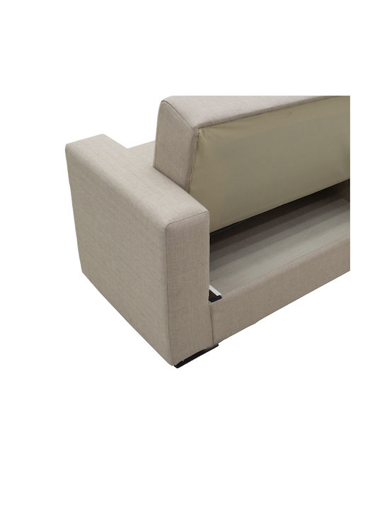 Vox Canapea Cu Două Locuri Pat Cu Spațiu De Depozitare Crem 155x85x83cm