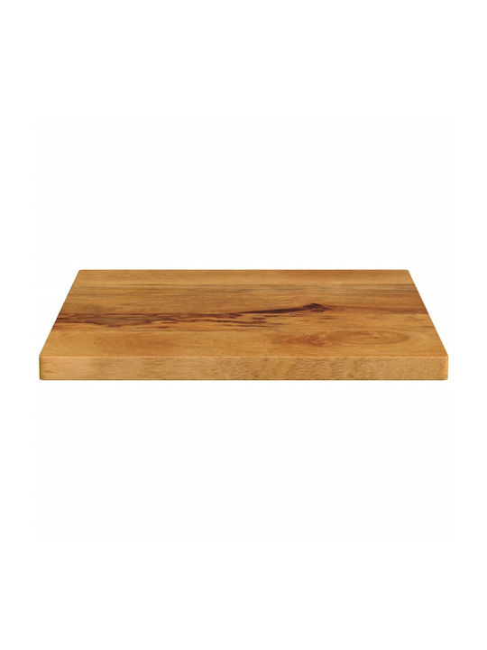 vidaXL Square Table Surface made of Solid Wood Brown 60x60x3.8cm 371661 1pcs