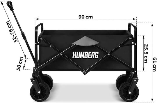 Dump Cart & Foldable Garden Cart Four-wheel 100lt