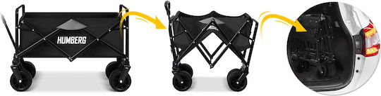 Dump Cart & Foldable Garden Cart Four-wheel 100lt