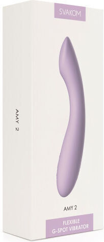 Svakom Amy 2 Mini Δονητής G-Spot με Απομακρυσμένο Έλεγχο 17.4cm Μωβ